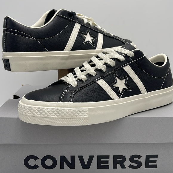 Converse Men’s ONE STAR ACADEMY PRO OX
BLACK/EGRET/EGRET A08501C Sneakers - Picture 6 of 16